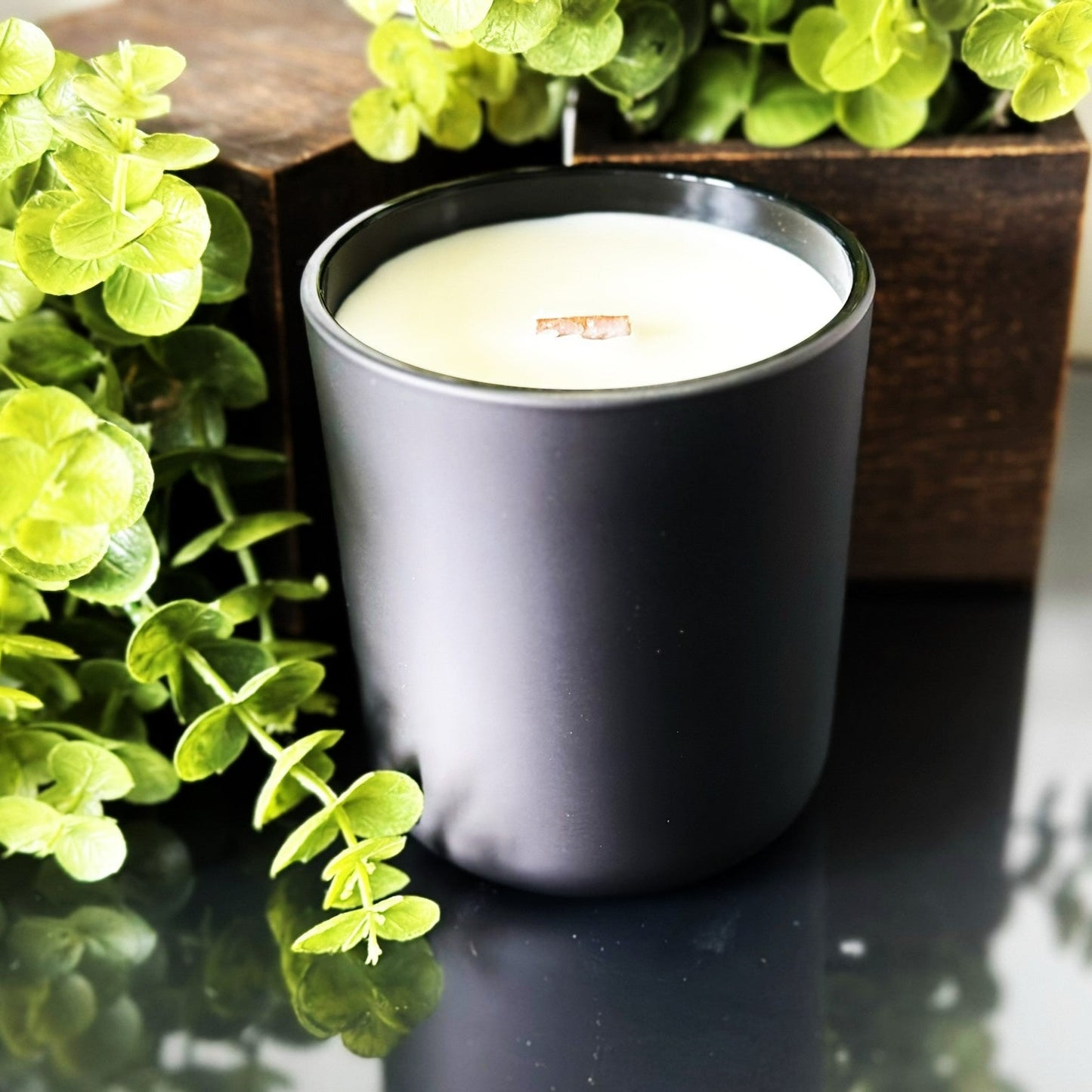 Black No Label Candle | Luxury 16 oz. Coconut Soy Wax Candle