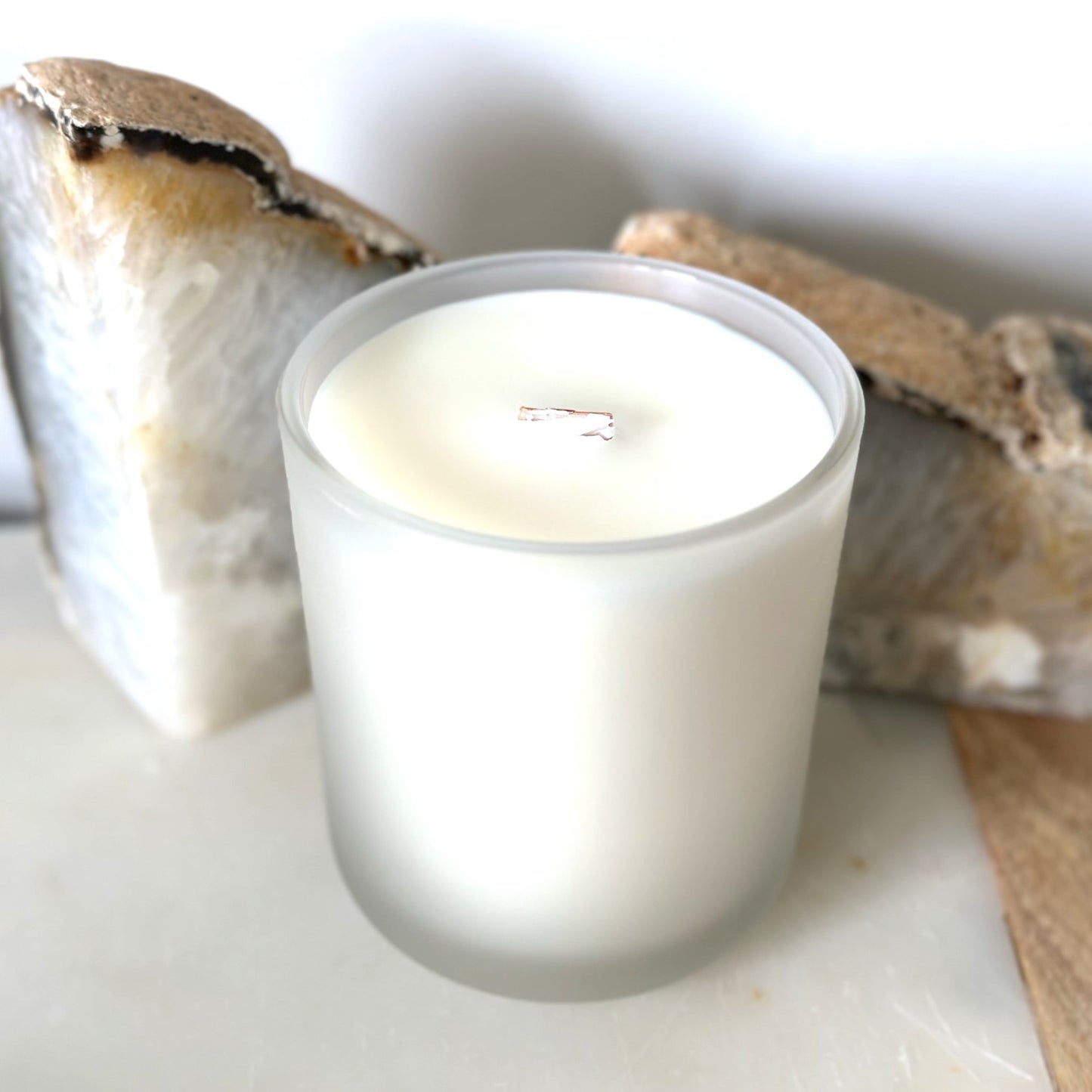 White No Label Candle | Luxury 16 oz. Coconut Soy Wax Candle