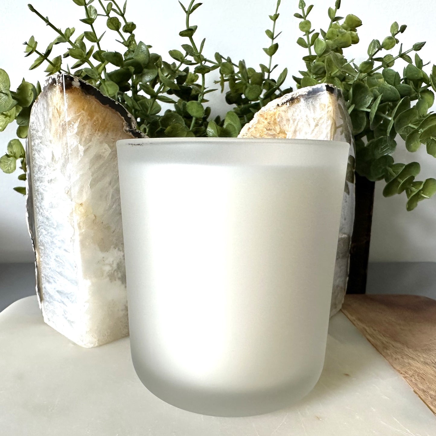 White No Label Candle | Luxury 16 oz. Coconut Soy Wax Candle