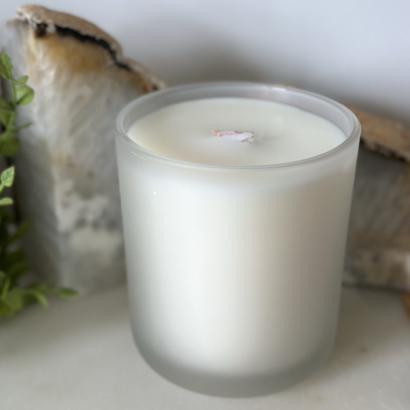 White No Label Candle | Luxury 16 oz. Coconut Soy Wax Candle