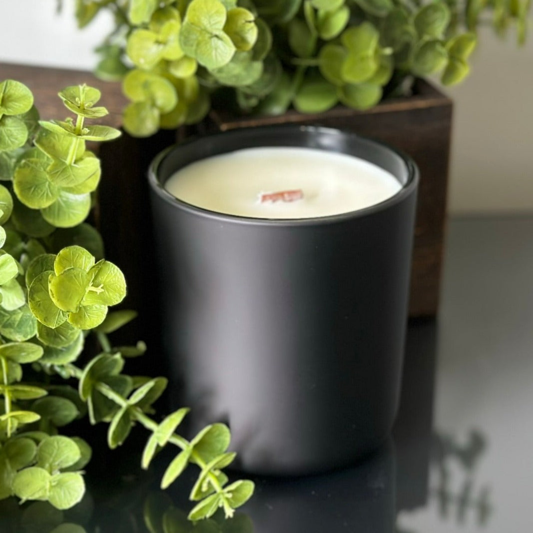 Black No Label Candle | Luxury 16 oz. Coconut Soy Wax Candle