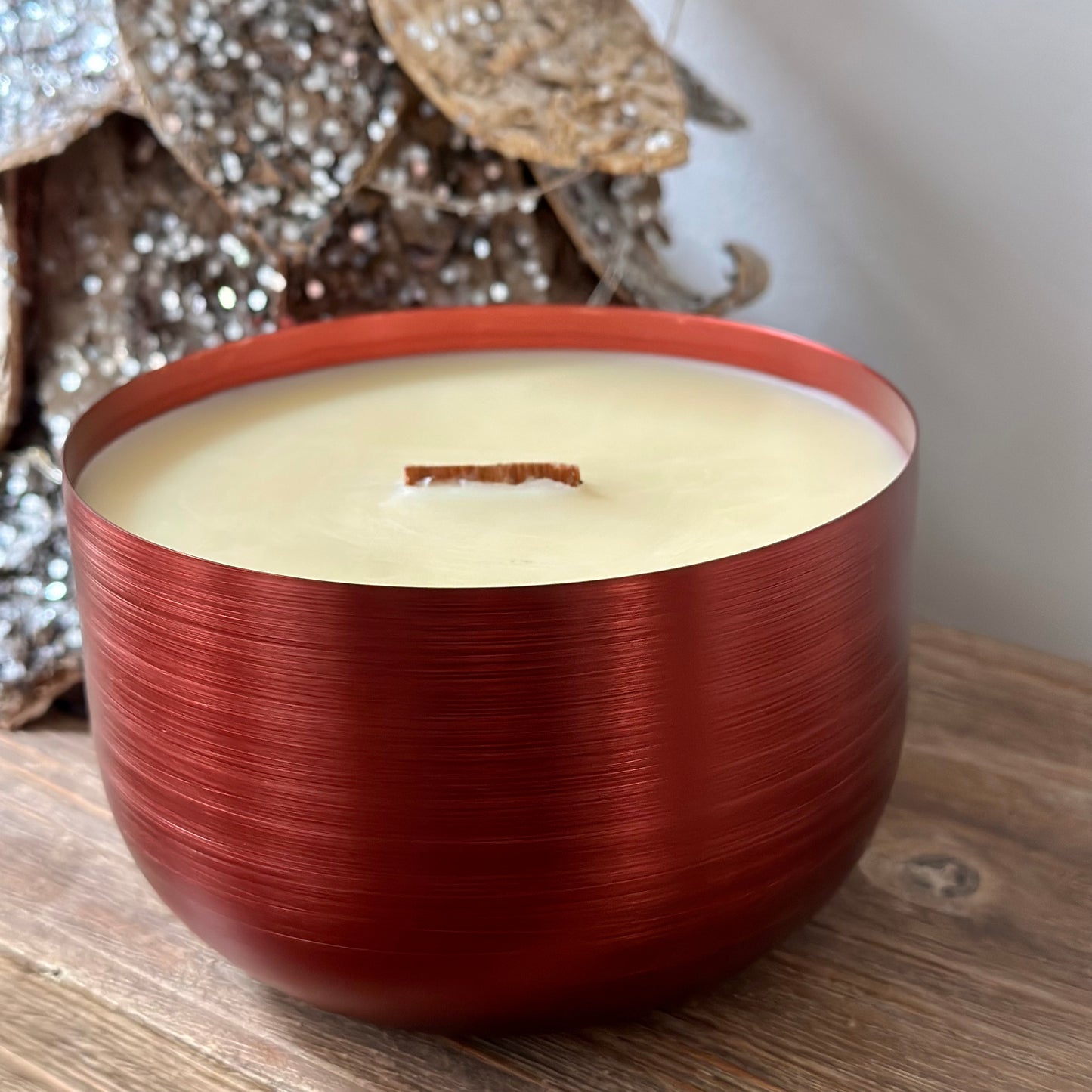 Cinnamon Bark Essential Oil Christmas Candle