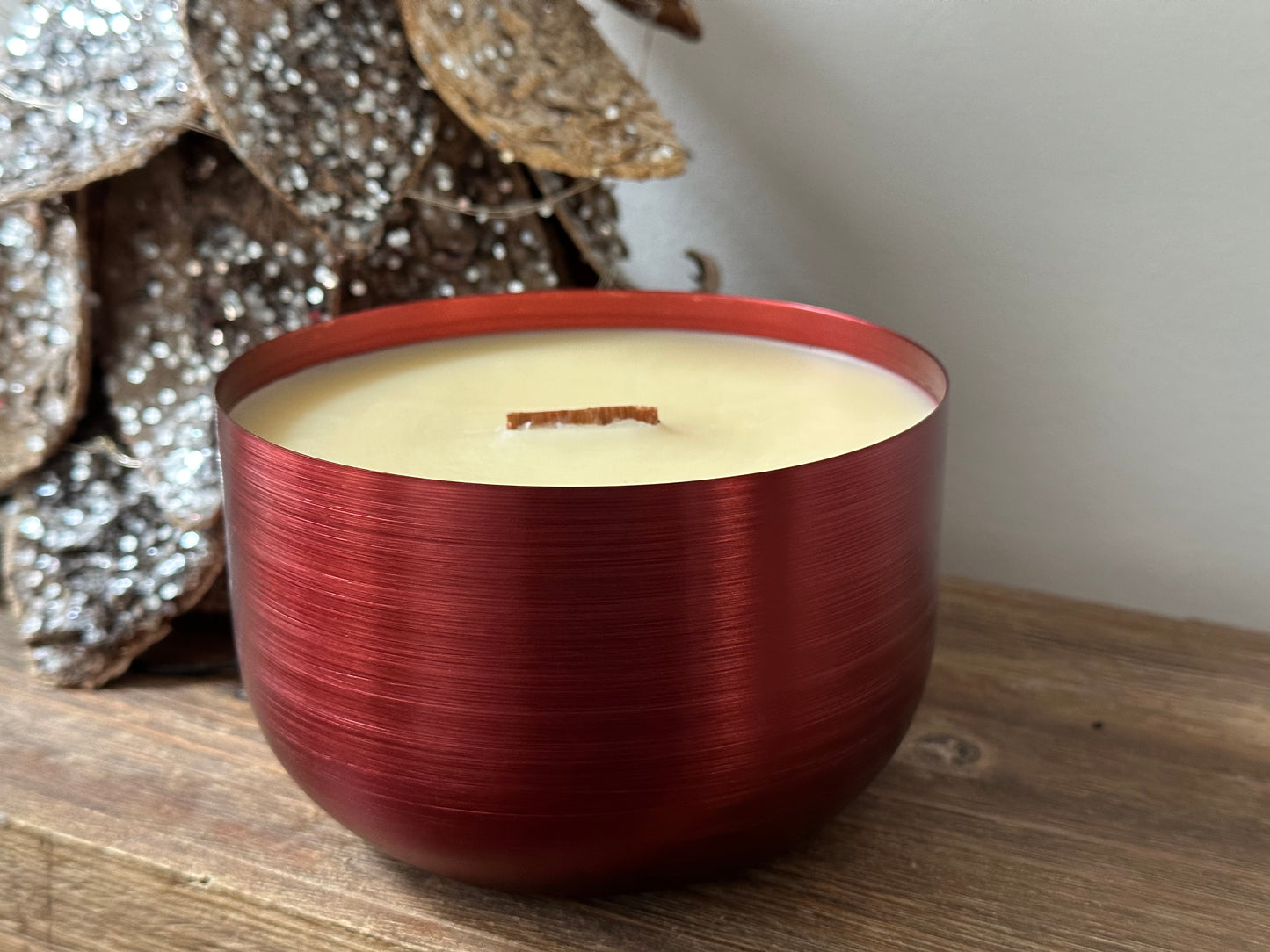 Cinnamon Bark Essential Oil Christmas Candle