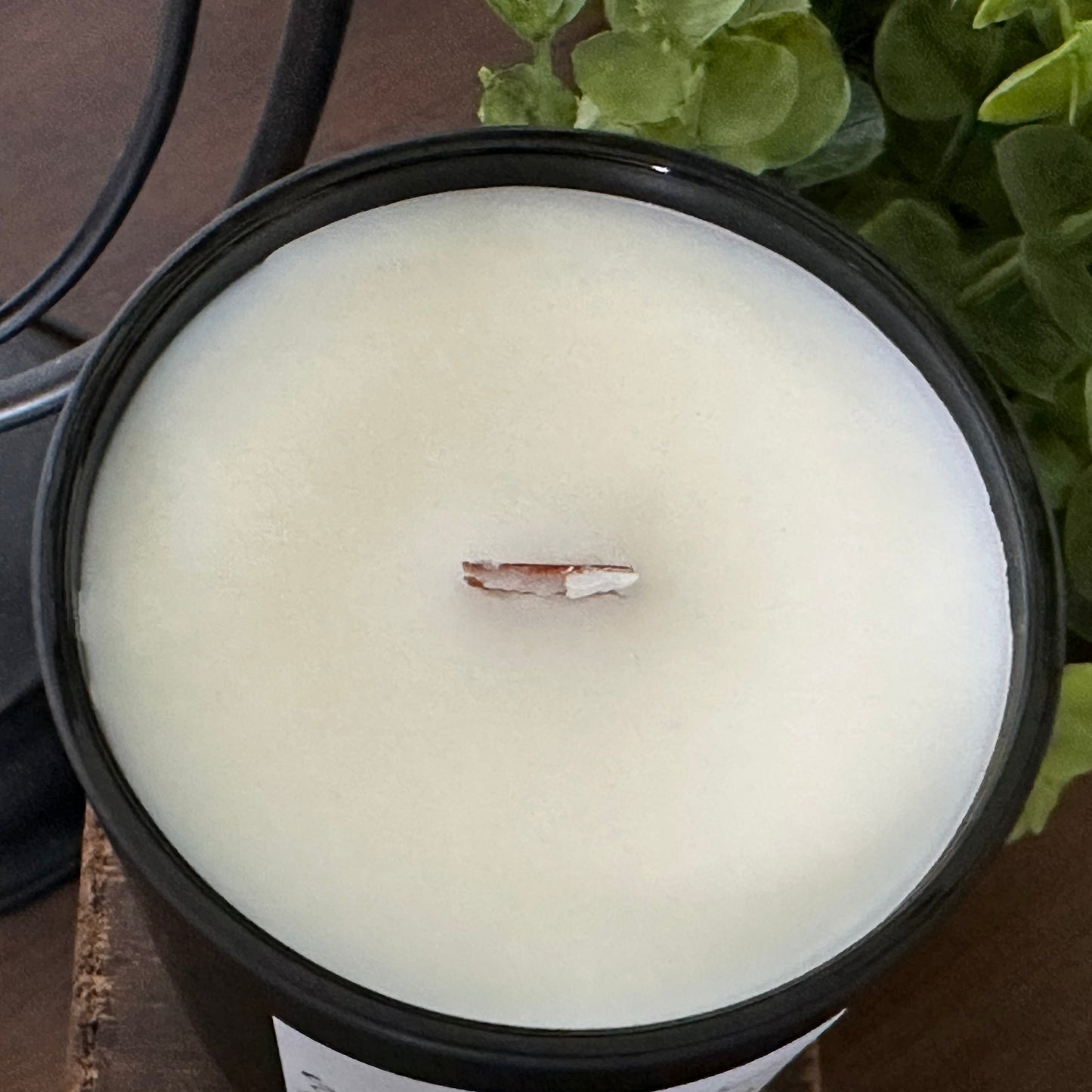 Sea Salt Amber Wood Candle